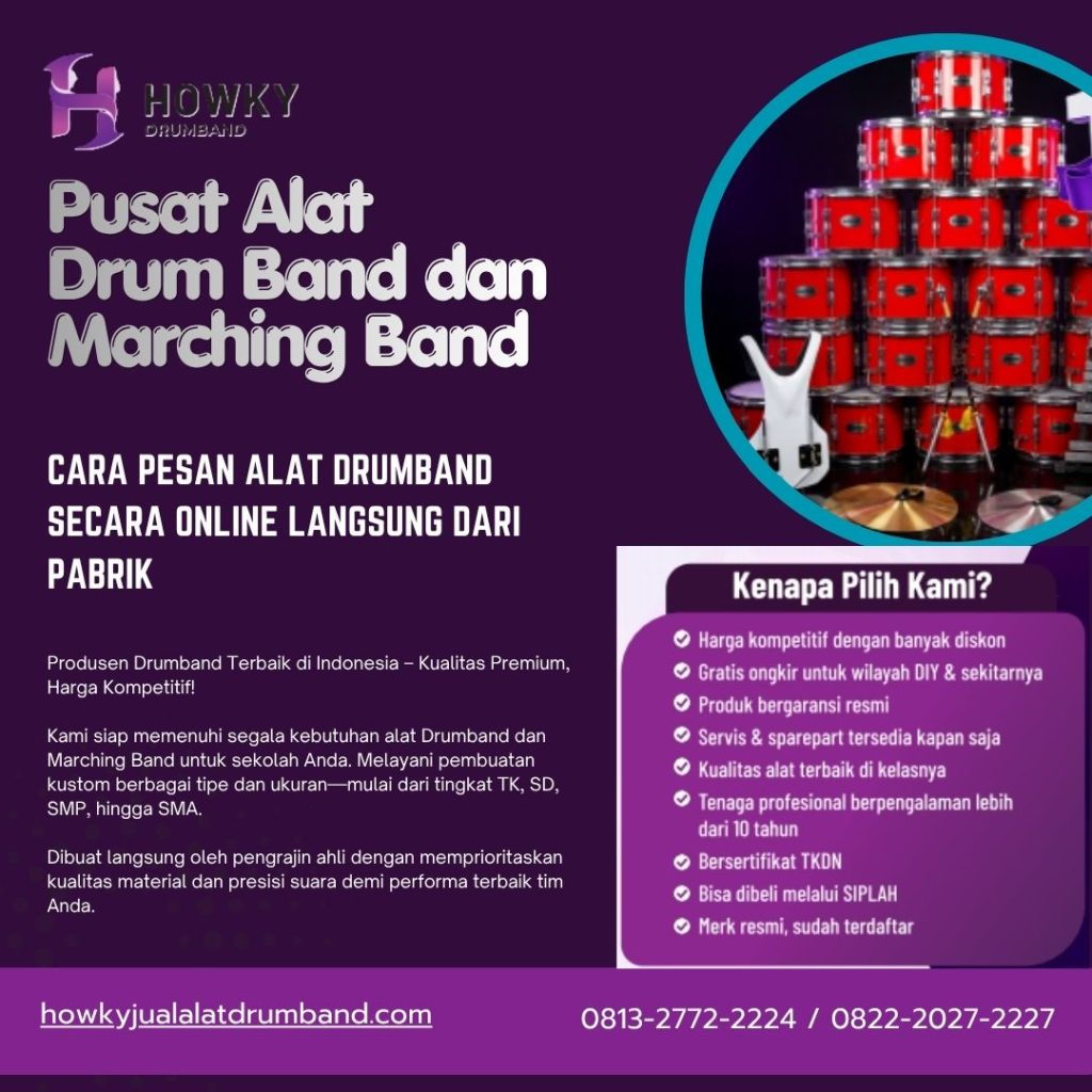 Cara Pesan Alat Drumband Secara Online Langsung dari Pabrik