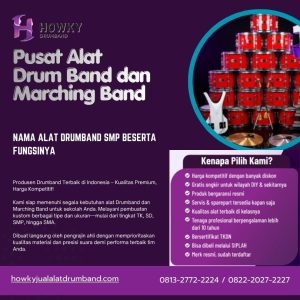 Nama Alat Drumband SMP Beserta Fungsinya