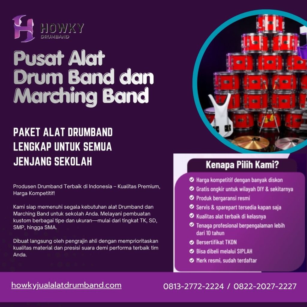 Paket Alat Drumband Lengkap untuk Semua Jenjang Sekolah
