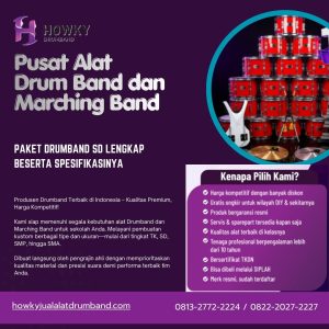 Paket Drumband SD Lengkap Beserta Spesifikasinya
