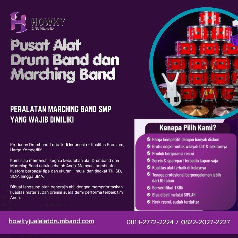 Peralatan Marching Band SMP yang Wajib Dimiliki