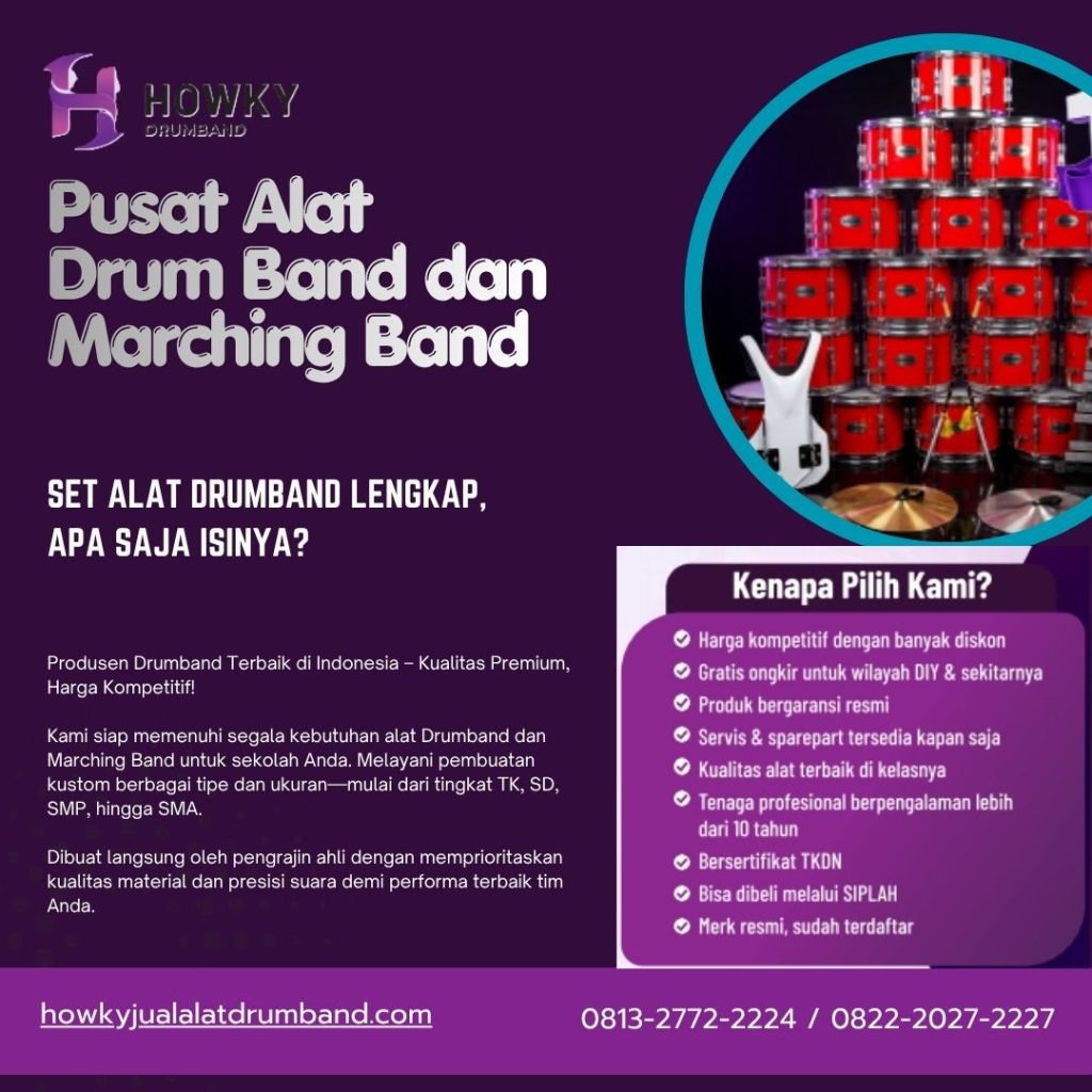 Set Alat Drumband Lengkap, Apa Saja Isinya?