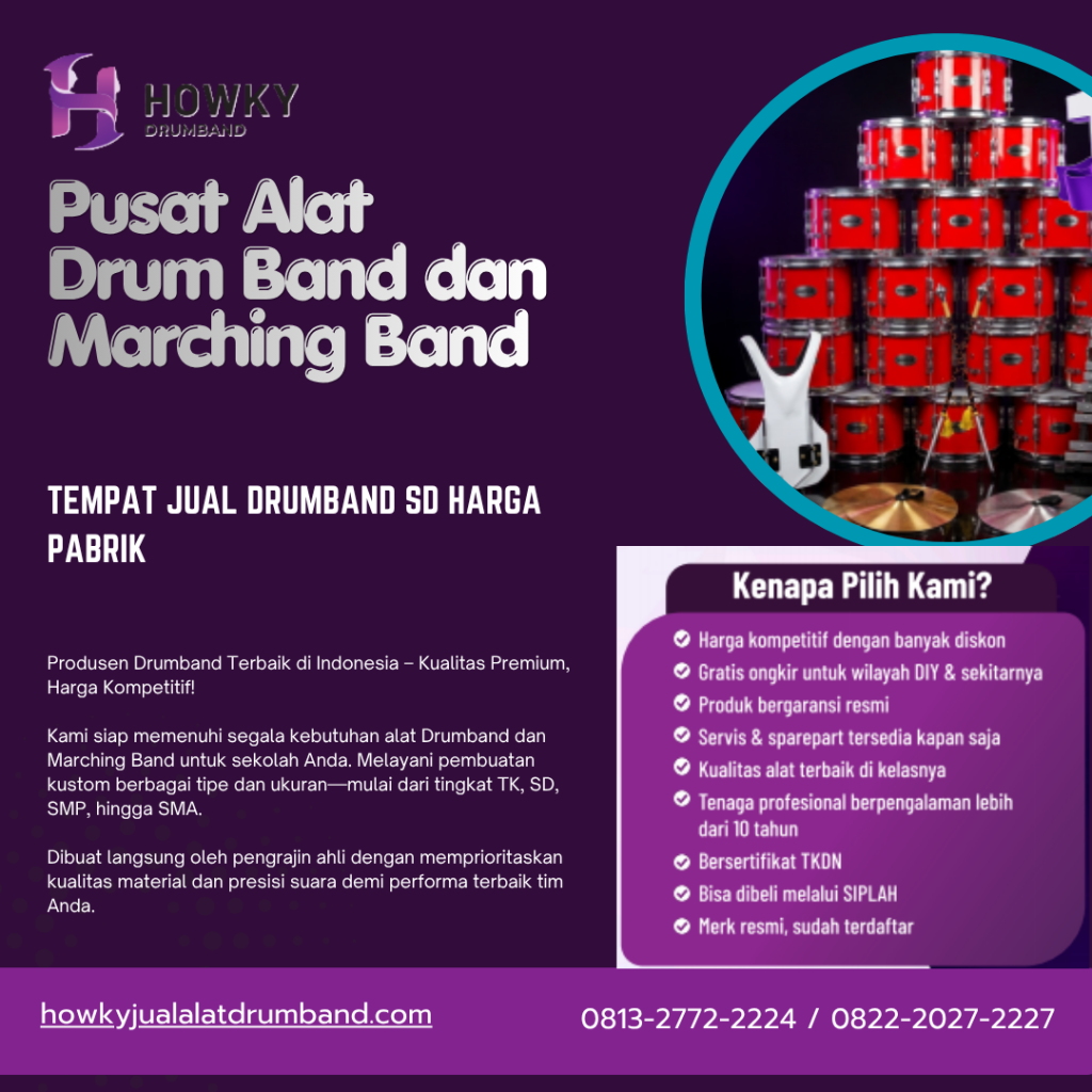 Tempat Jual Drumband SD Harga Pabrik