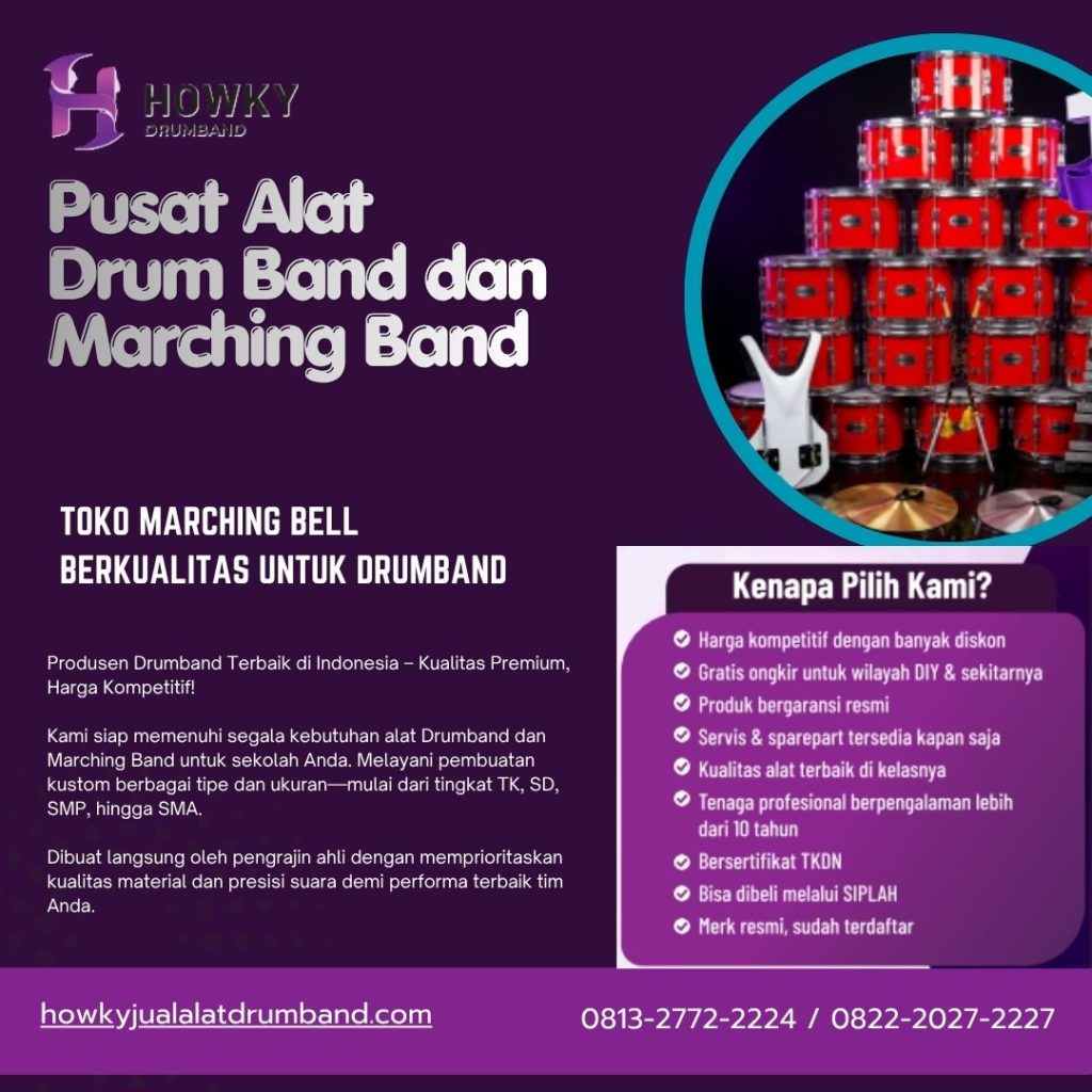 Toko Marching Bell Berkualitas untuk Drumband